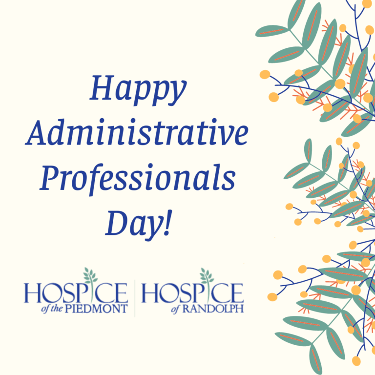 It's Administrative Professionals Day! Hospice of the